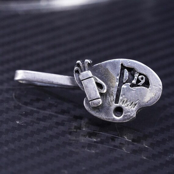 Petite pince à cravate en argent 925 Hommage au Danemark | En stock