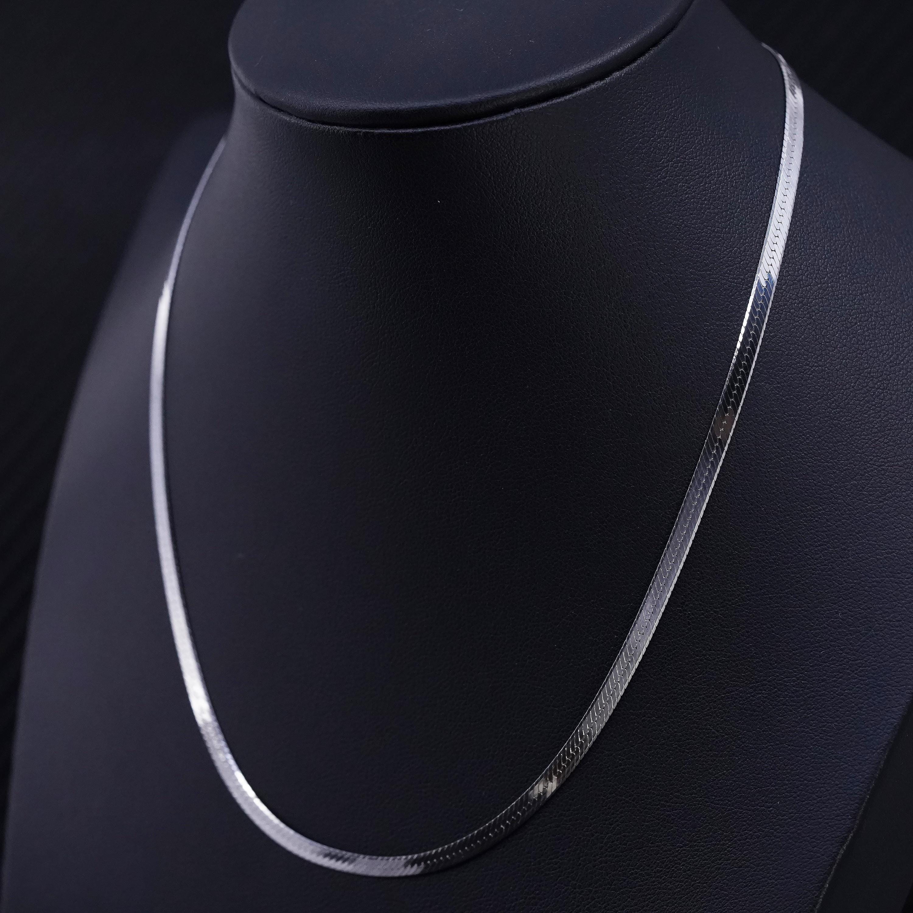 フランス　スターリング　シルバー　ネックレス　チェーン　ヴィンテージ　XXK フランス スターリング シルバー ネックレス チェーン ヴィンテージ