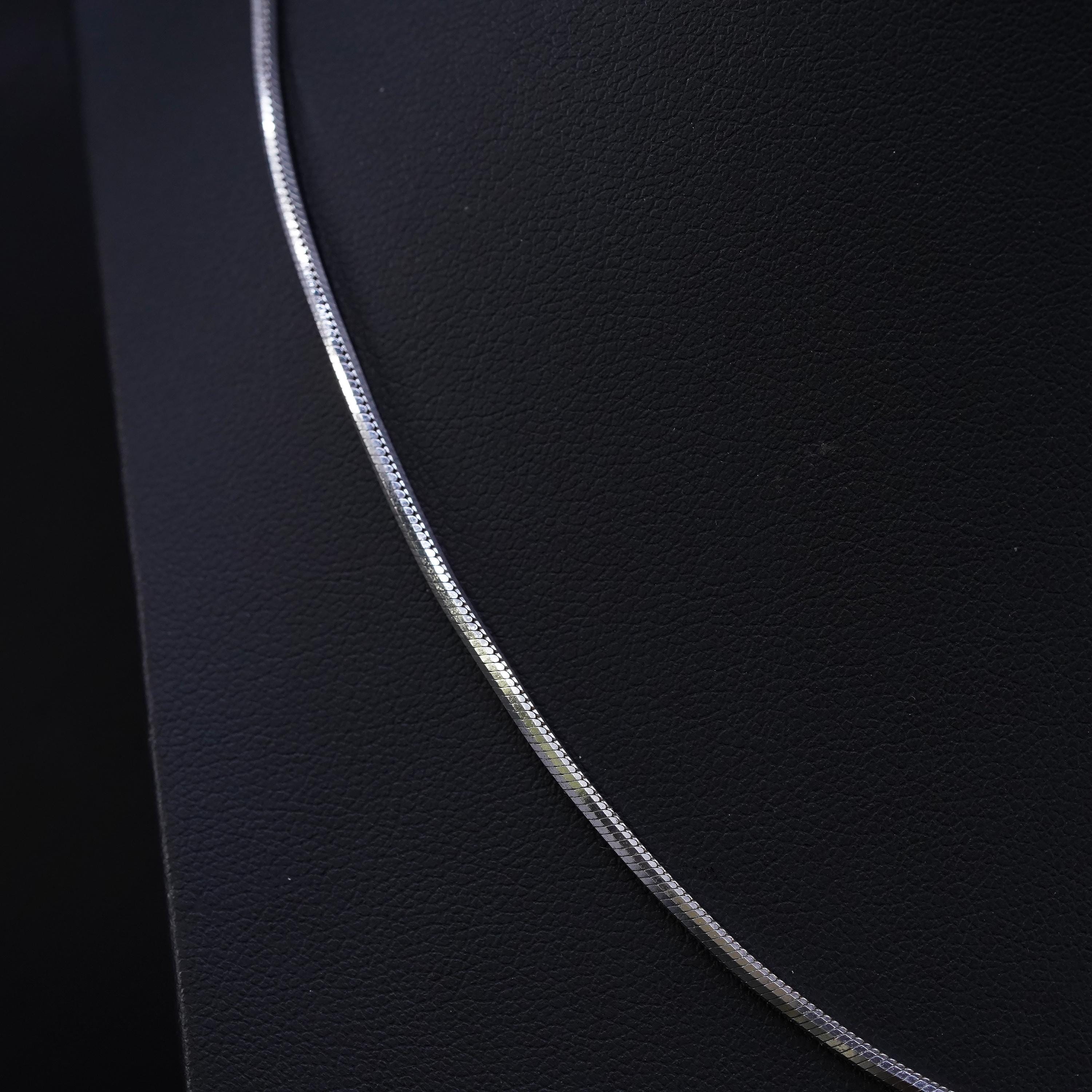vintage silver925 ネックレス made in italy Sterling Silver Dainty Chain Vintage Necklace Made in Italy / 925