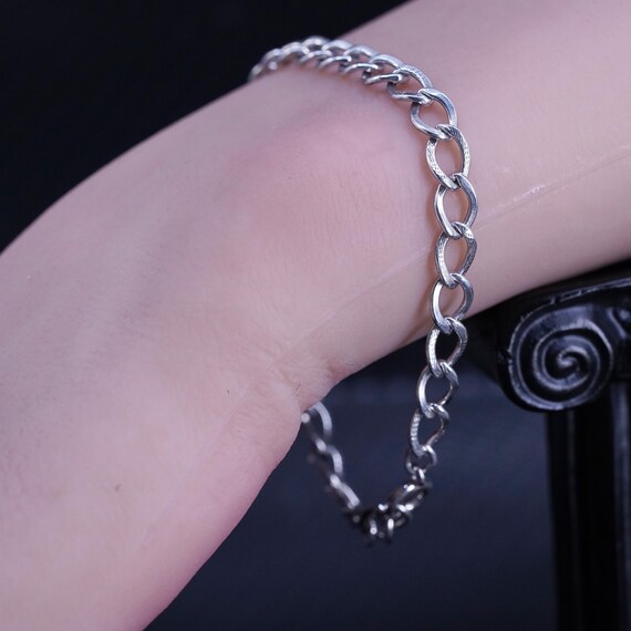 Dankadi Moda Uomo E Donna Bracciale Massiccio In Argento Sterling - Foto 7