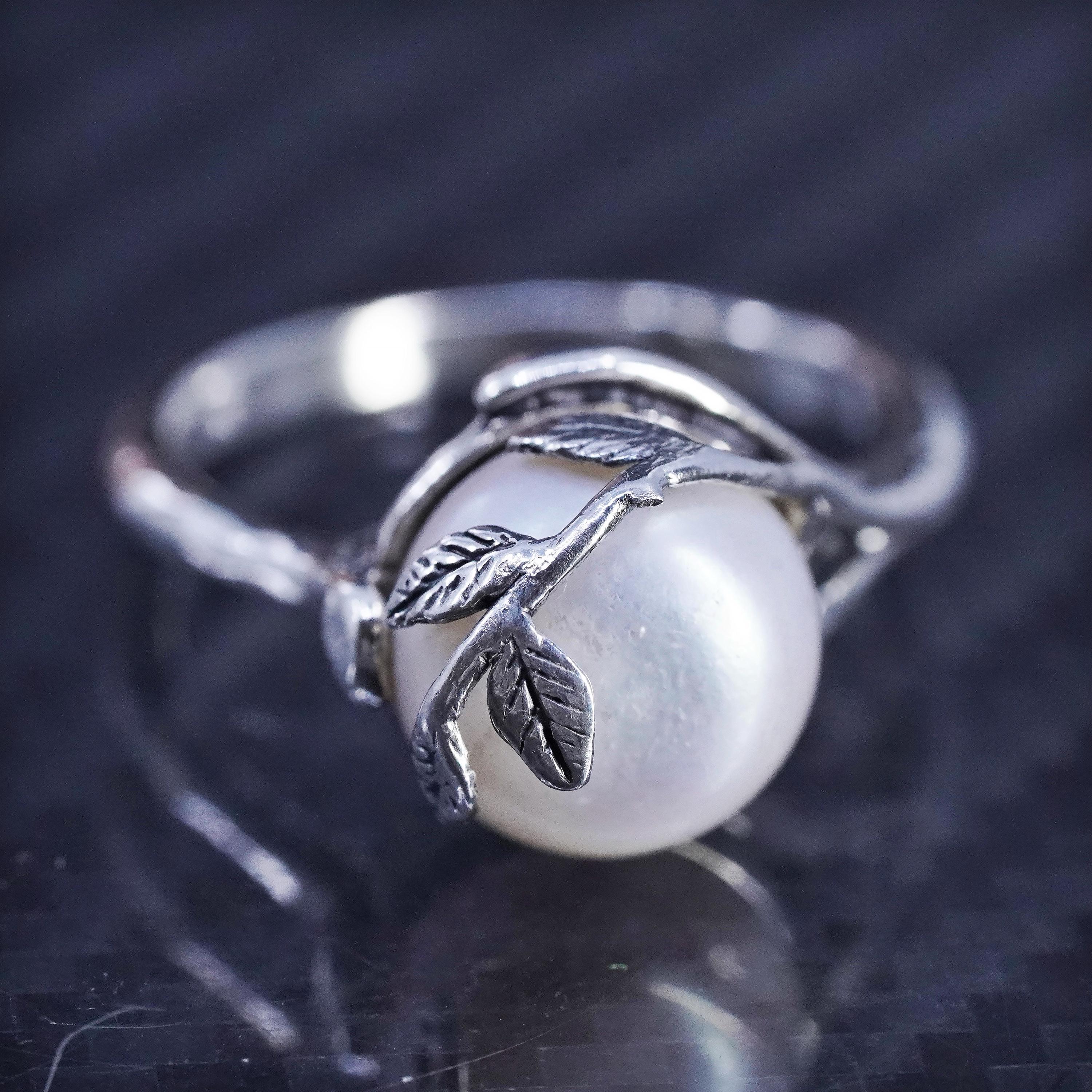 Size 7.25, Vintage Israel Noa Zuman Sterling Silver 925 Handmade