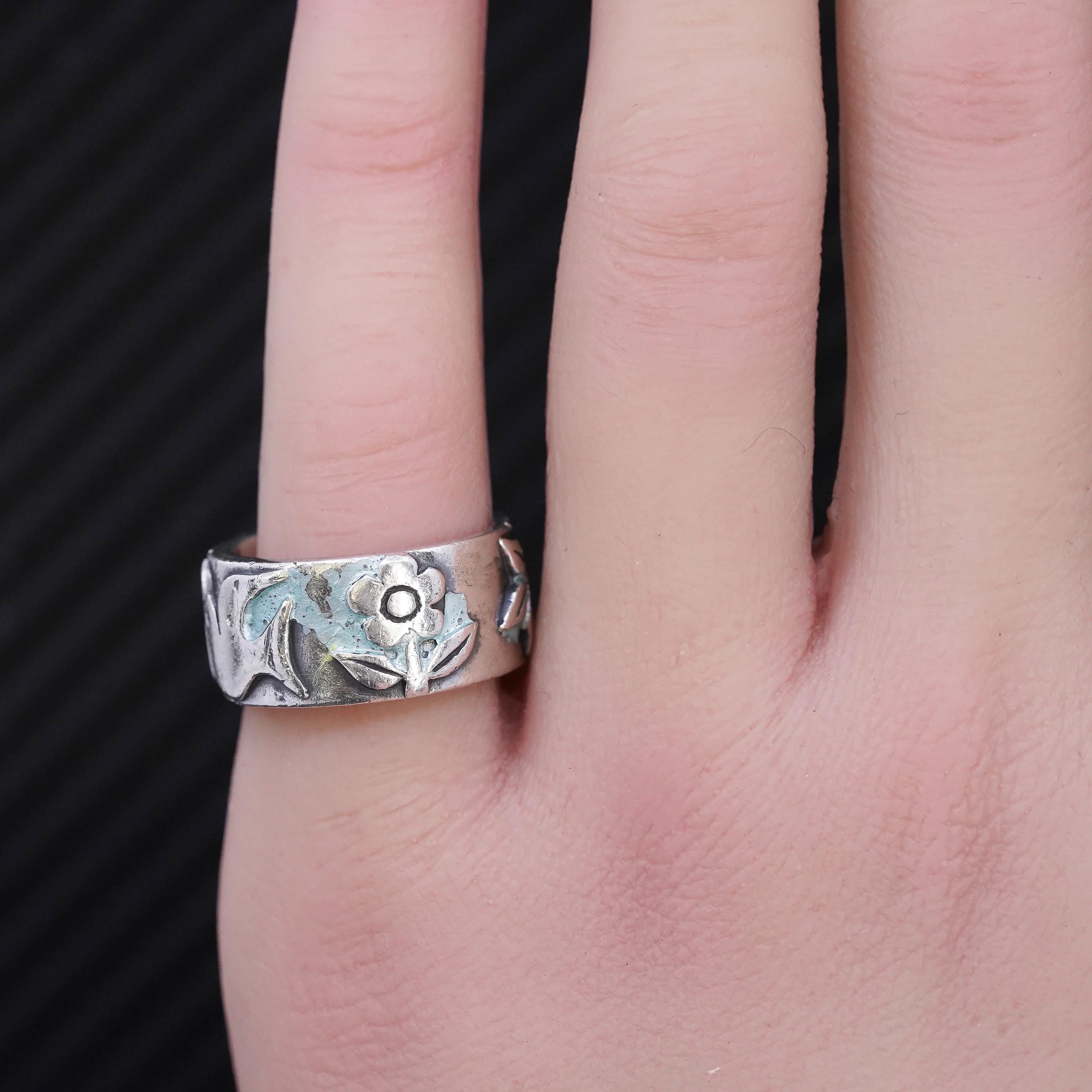 Size 5.75, Vintage James Avery Sterling Silver 925 Handmade La