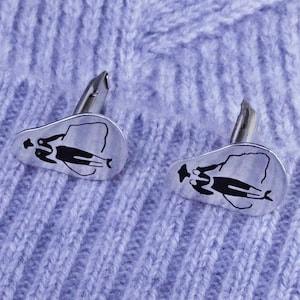 Vintage Mexico Taxco Sterling Silver 925 textured rectangular Cufflinks cuff links, stamped 925 Mexico
