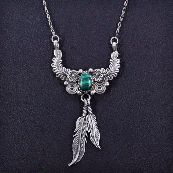 20” Native American Navajo Jeff Largo Sterling Silver 925 Handmade