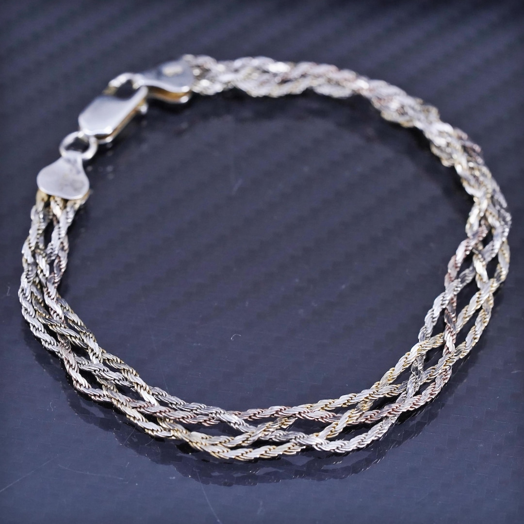 希少vintage bracelet イタリア製silver925 Vintage Bracelet 925 Sterling Silver ITALY Bracelet Snake