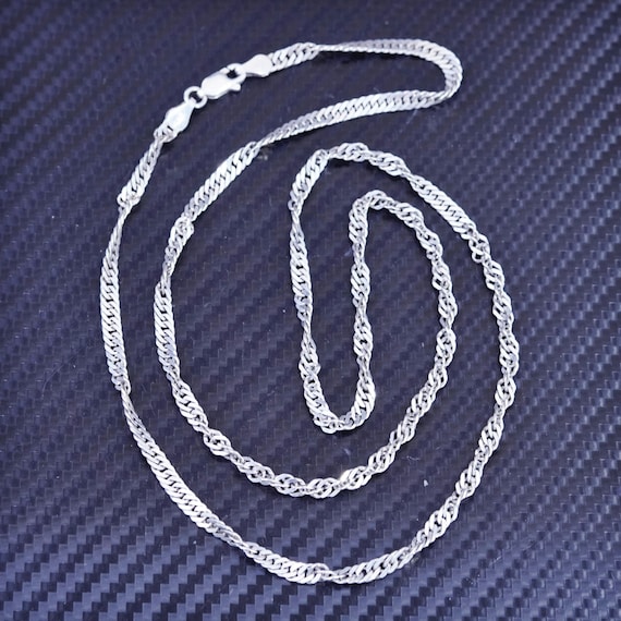 Collana Girocollo Morbida E Flessibile, Catena In Argento Massiccio 925, Forma Rotonda, Spessore 1 Mm, Lunghezza 41 Cm - Italia