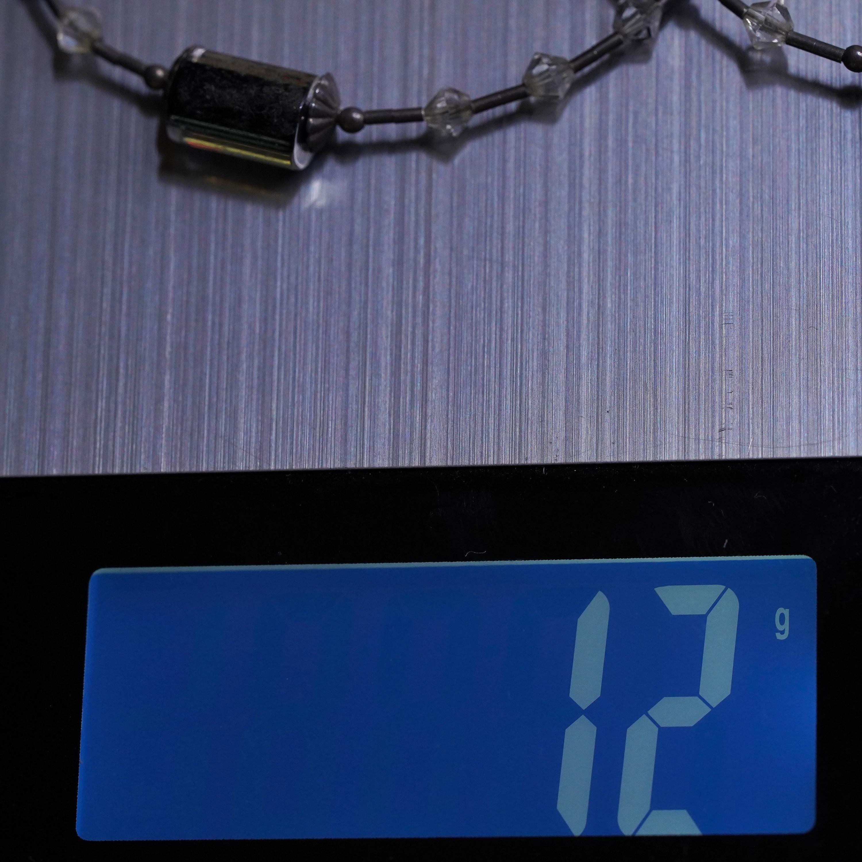16+2” 1 mm、ヴィンテージ スターリング 925 リキッド シルバー 