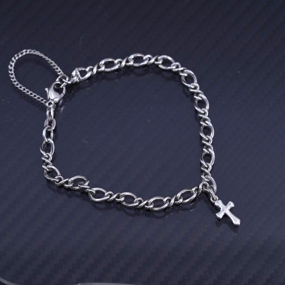7.25” Vintage James Avery Sterling 925 Silver Figaro Bracelet With