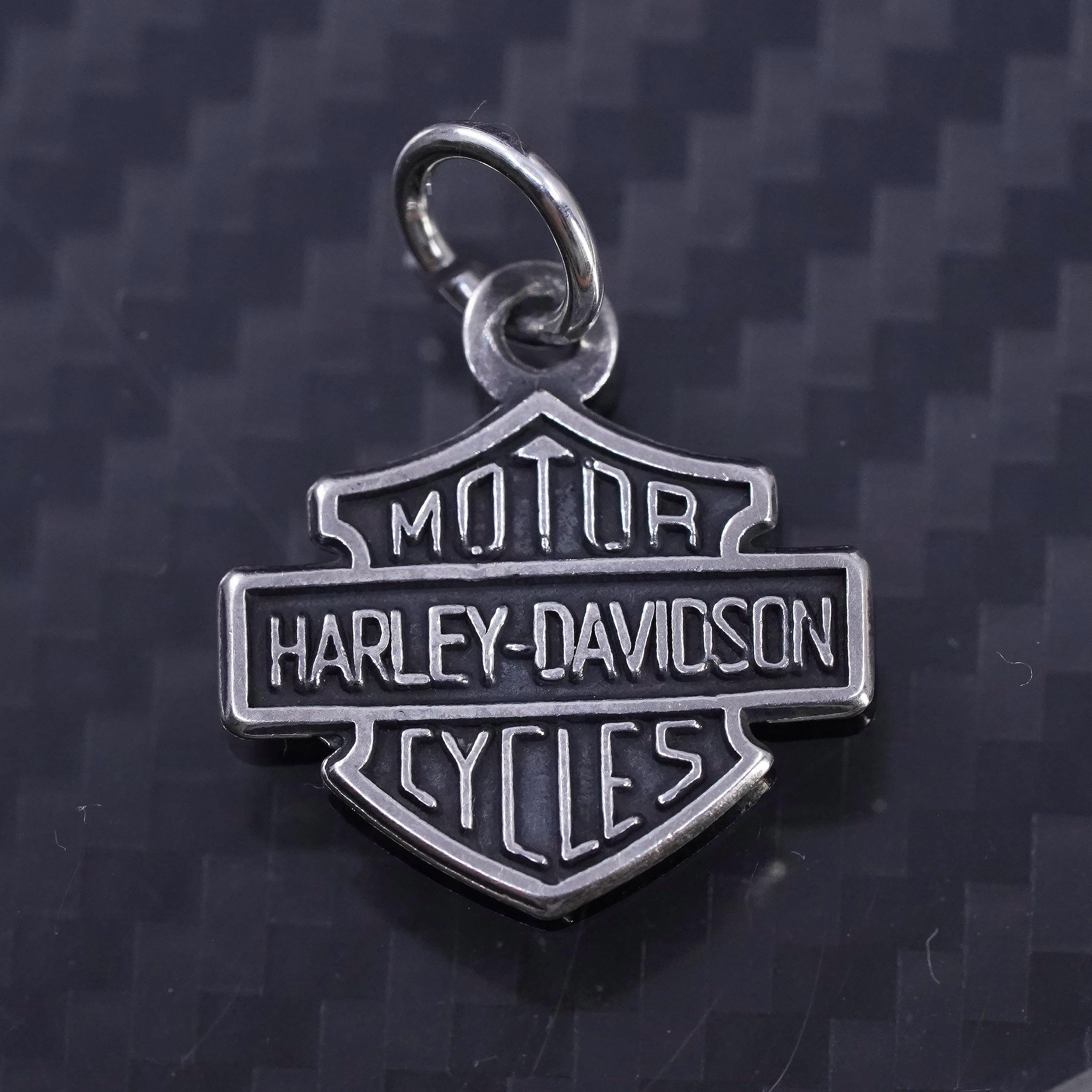 Vintage Sterling 925 Silver Harley Davidson Motor Cycles Bar