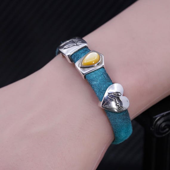 6.5”, vintage Mexican 925 Sterling 925 Silver han… - image 2