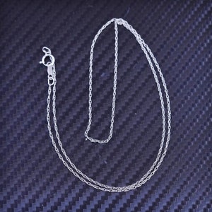 18” 1mm, Vintage Italian Sterling Silver 925 Singapore Rope Chain ...