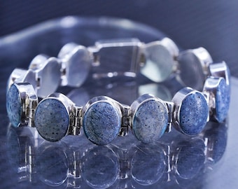 7.25インチ、ヴィンテージスターリングシルバー925ハンドメイドカーブ