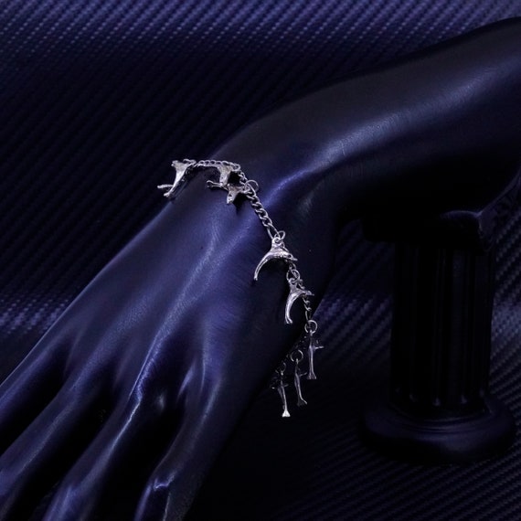 7.25インチ、ヴィンテージスターリングシルバー925ハンドメイドカーブ