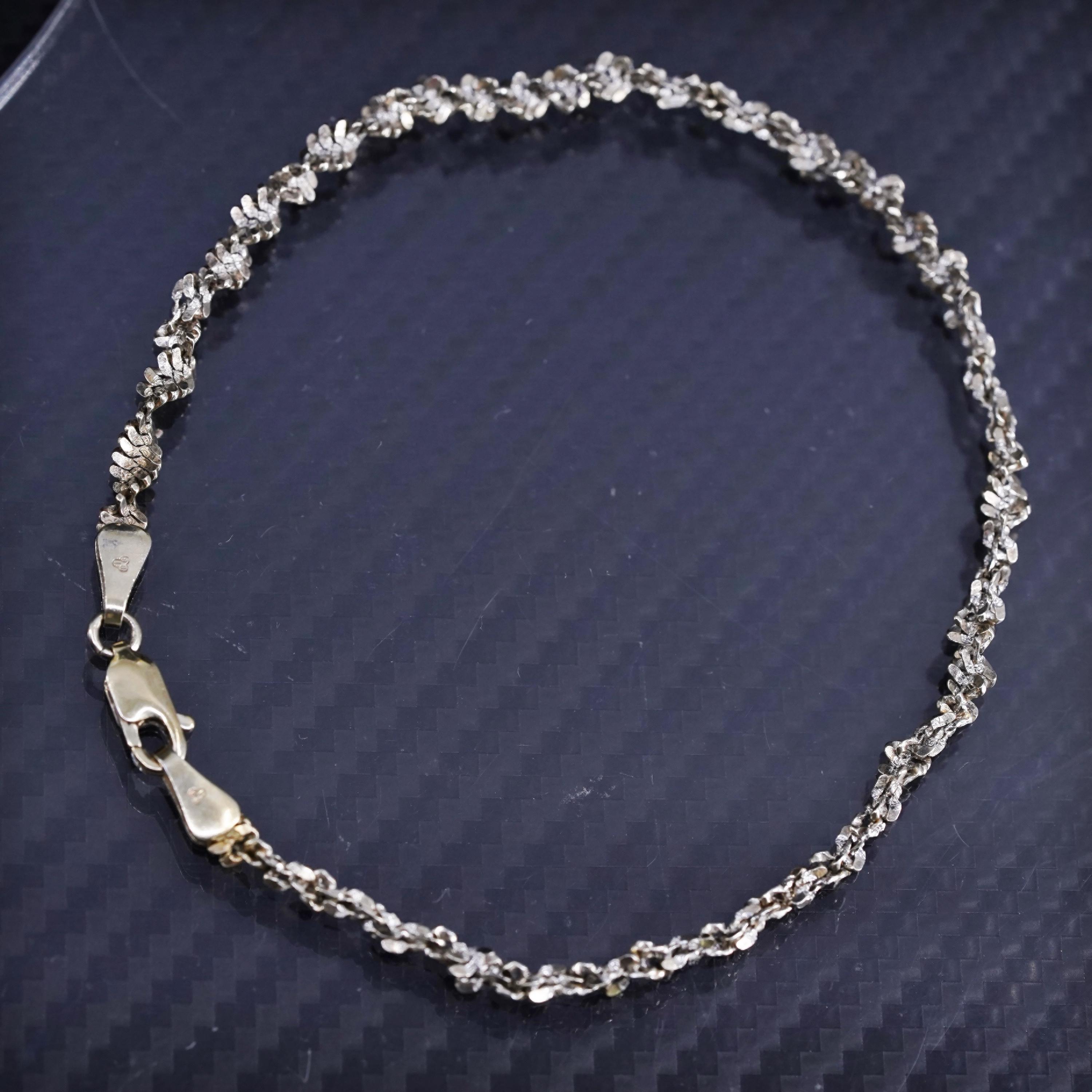 80’s Italy ID chain bracelet Made in Italy Gentlemens 8