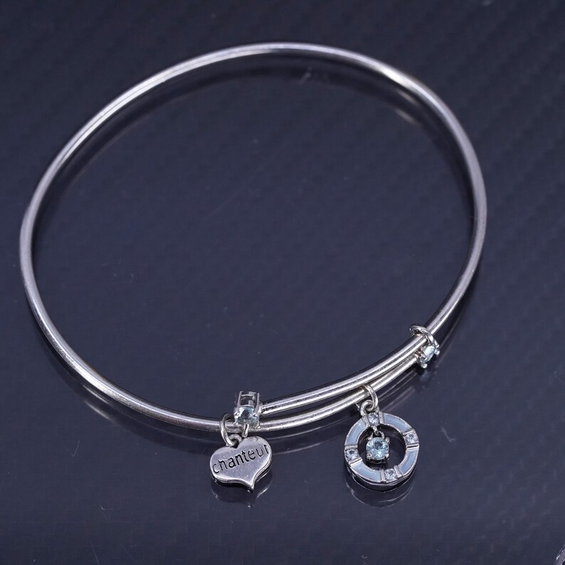 Size Adjustable, Vintage Silver Tone Chanteur Jewelry, Expandable