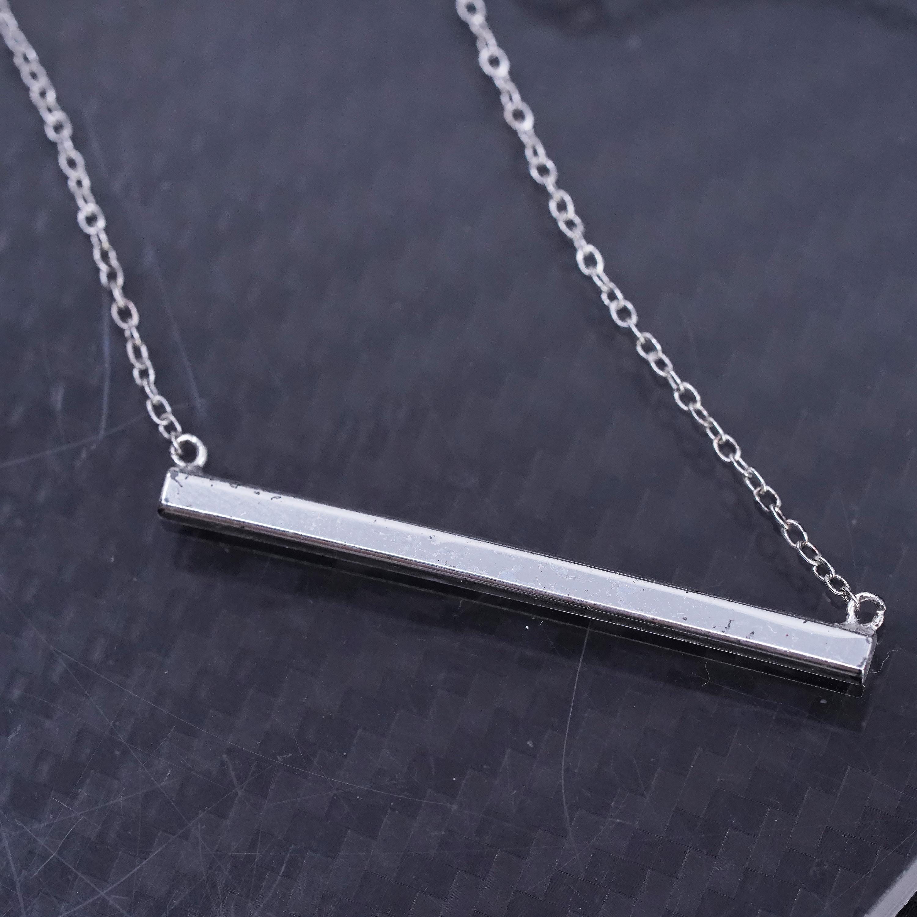 ⭐️  スターリングシルバー ネックレス☆ビンテージ 16インチ 1mm、ヴィンテージ スターリングシルバー 925 サークル