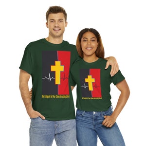 Camiseta de algodón pesado unisex
