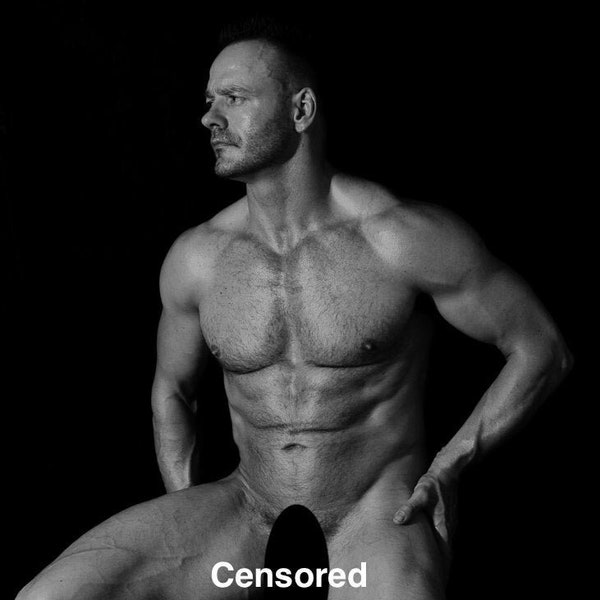 John II, Male Nude, Homoerotic Wall Art, Erotic Naked Man, Masculine Bedroom Art, Art Nude Photography Print