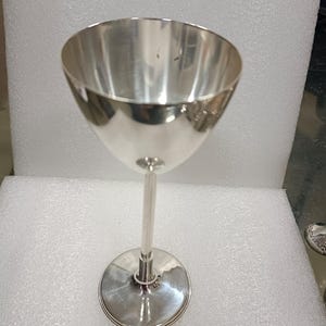 Sam judaica wine cup | silver plated Jewish kiddush cup