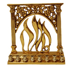 9-Branch Chanukah Menorah Candle Holder