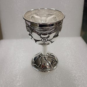 Shabbat Table Wine cup, Kiddush cup Judaica Gift Jewish Design