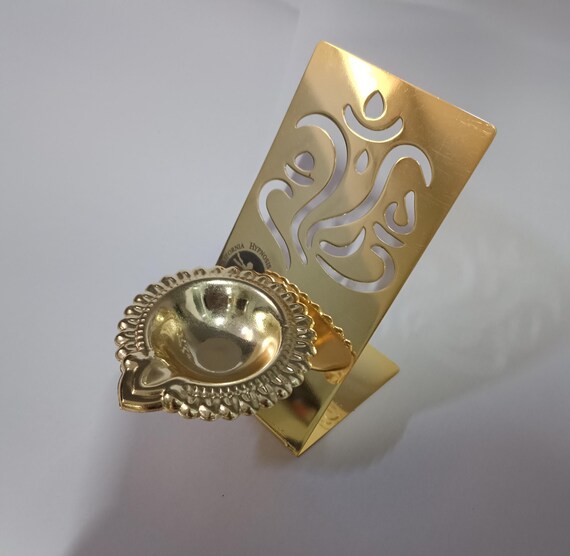 Portacandele Ganesh Tealight - Legno - Candela di proiezione Diva Light - Diwali - Ganesha - Italia