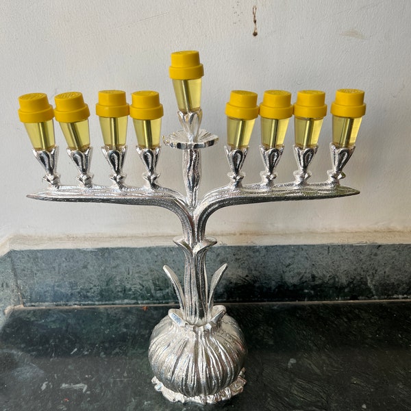 Oil Cup Menorah Etsy