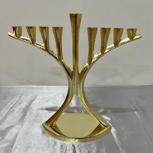 Chanukah menorah candle holder | Sam Judaica Hanukkah menorah