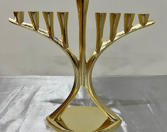 Chanukah menorah candle holder | Sam Judaica Hanukkah menorah