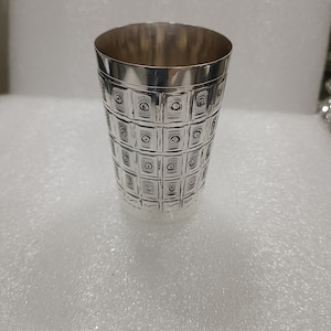 Kiddush wine cup | Judaica wine glass silver plated