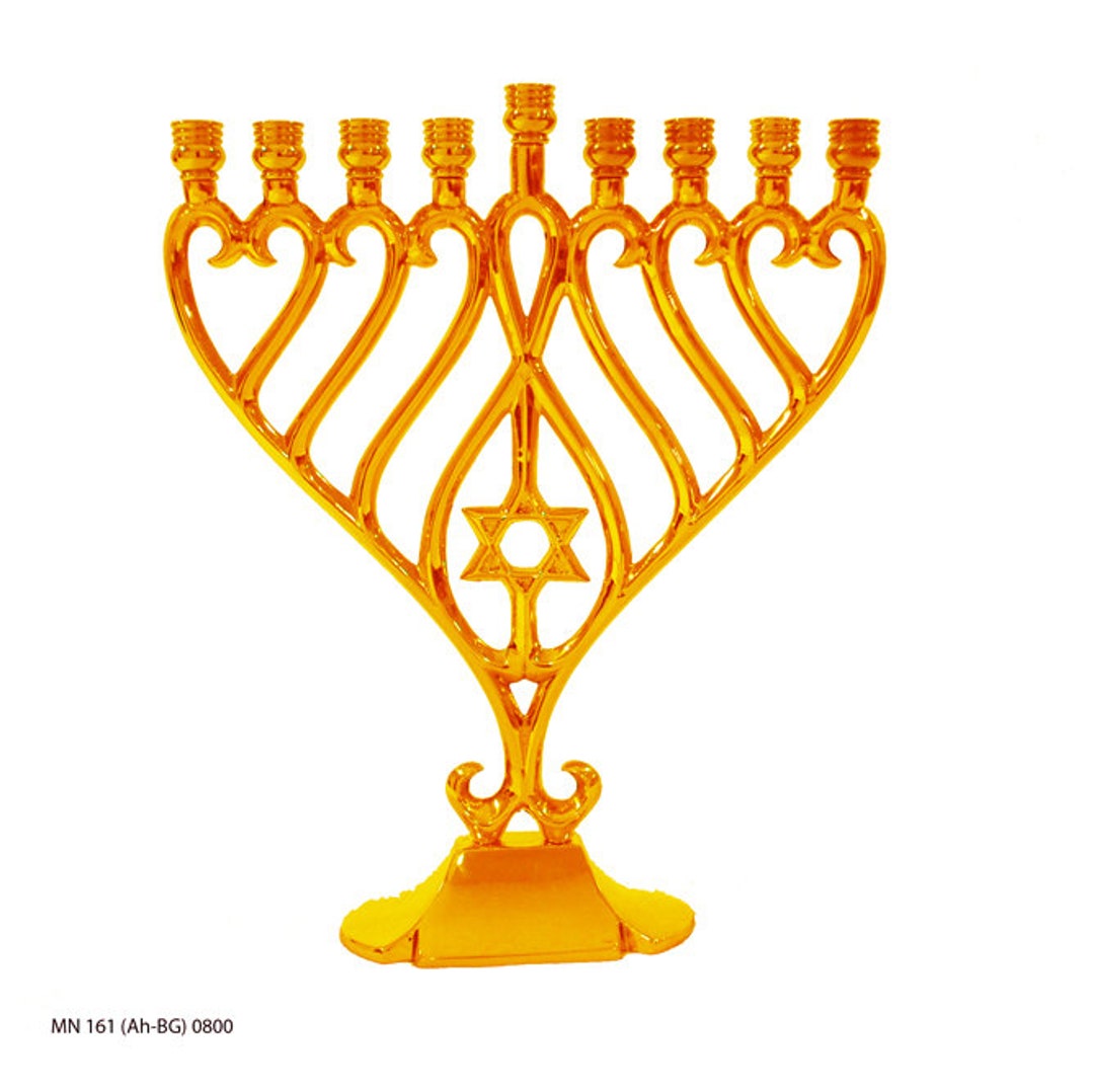 Menorah Candle Holder 9 Branch Candelabra 9 Branches Holder Etsy