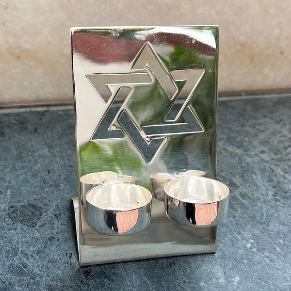 Shabbat Candle Holder Etsy