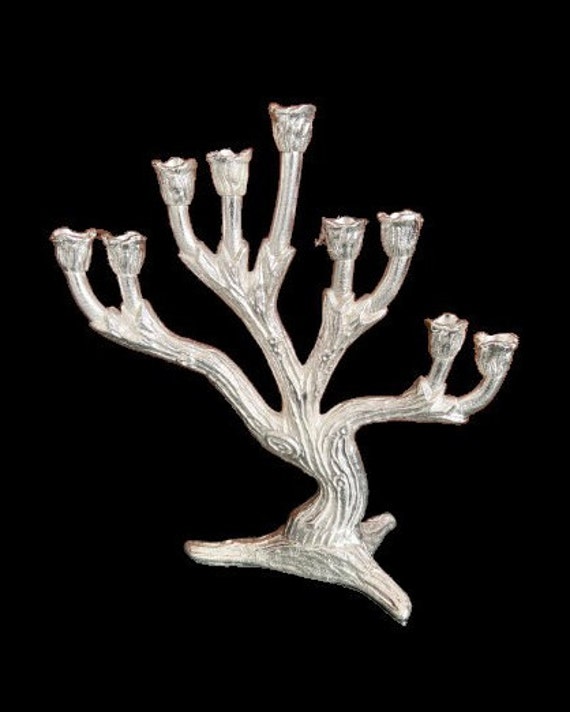 アンティーク　メノーラー　イスラエル製　真鍮 燭台 アンティークメノーラーイスラエル製真鍮 燭台