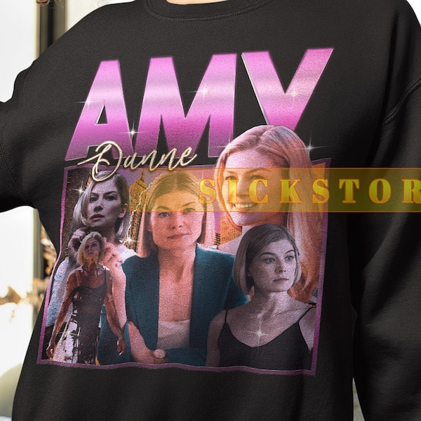 AMY DUNNE Sweathirt, Amy Dunne Sweater, Nick Dunne Ben Affleck, David Fincher Film, Rosamund Pike Actress Fan, Retro Nancy Gone Girl Sweater