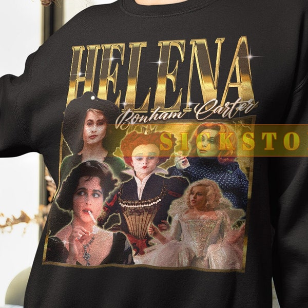 HELENA BONHAM CARTER Vintage Sweatshirt, Helena Bonham Carter Homage Sweater, Helena Bonham Carter Fan, Helena Bonham Carter Retro Sweater