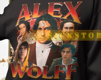 ALEX WOLFF Vintage Sweatshirt, Alex Wolff Homage Sweater, Alex Wolff Fan, Alex Wolff Retro 90s Sweater, Actor Alex Wolff Merch Gift Movie