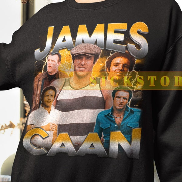 JAMES CAAN Vintage Sweatshirt, James Caan Hommage Pullover, James Caan Fan, James Caan Retro 90er Jahre Pullover, Schauspieler James Caan Filme Merch Geschenk