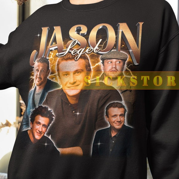 JASON SEGEL Vintage Sweatshirt, Jason Segel Homage Sweater, Jason Segel Fan, Jason Segel Retro 90s Sweater, Actor Jason Segel Merch Gift