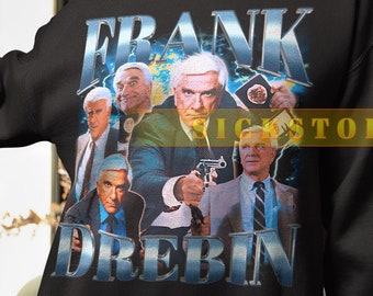Frank Drebin Sweater, FRANK DREBIN Vintage Sweatshirt, Frank Drebin Homage Sweater, Frank Drebin Fan Tees, Frank Drebin Retro 90s Sweater