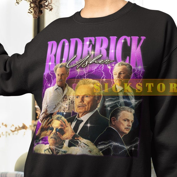 RODERICK USHER Sweatshirt, Roderick Usher Homage Sweater, Roderick Usher Fan Shirt, Roderick Usher Retro 90s T-shirt, Roderick Usher #Saf