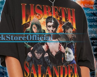 LISBETH SALANDER Vintage Shirt, Lisbeth Salander Homage Tshirt, Lisbeth Salander Fan Tees, Lisbeth Salander Retro 90s Sweater Merch Gift