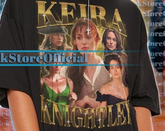KEIRA KNIGHTLEY Vintage Shirt, Keira Knightley Homage Tshirt, Keira Film Tee, Keira Knightley Fan Tees, Keira Knightley Retro 90s Sweater