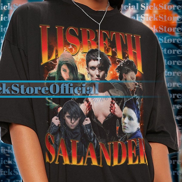 LISBETH SALANDER Vintage Shirt, Lisbeth Salander Homage Tshirt, Lisbeth Salander Fan Tees, Lisbeth Salander Retro 90s Sweater Merch Gift