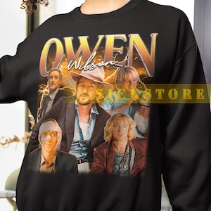 OWEN WILSON Vintage Sweatshirt, Owen Wilson Homage Sweater, Owen Wilson Fan Tees, Owen Wilson Retro Sweater, Actor Owen Wilson Merch Gift