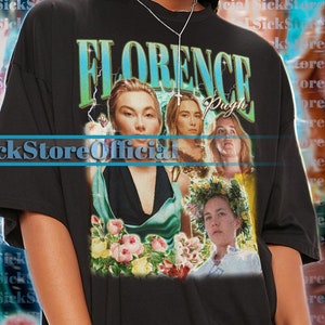 FLORENCE PUGH Vintage Shirt, Florence Pugh Homage Tshirt, Florence Pugh Fan Tees, Florence Pugh Retro 90s Sweater, Florence Pugh Merch Gift