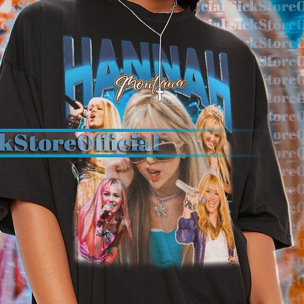 HANNAH MONTANA Shirt, Vintage Hannah Montana Shirt Retro 90s, Hannah Montana American sitcom, Hannah Montana Fans Tees,  Hip Hop Rap shirt