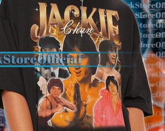 JACKIE CHAN Vintage Shirt, Jackie Chan Homage Tshirt, Jackie Chan Fan Tees, Jackie Chan Retro 90s Sweater, Actor Jackie Chan Merch Gift