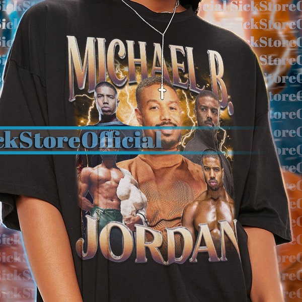 MICHAEL B JORDAN  Vintage Shirt, Michael B Jordan  Homage Tshirt, Michael B Jordan  Fan Tees, Michael B Jordan  Retro 90s Sweater Merch
