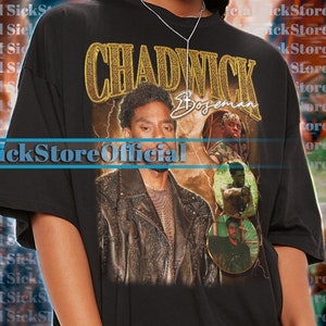 CHADWICK BOSEMAN Vintage Shirt, Chadwick Boseman Homage Tshirt, Chadwick Boseman Fan Tees, Chadwick Boseman Retro 90s Sweater, Chadwick Tees