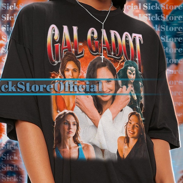 GAL GADOT Vintage Shirt, Gal Gadot Homage Tshirt, Gal Gadot Fan Tees, Gal Gadot Retro 90s Sweater, Gal Gadot Merch Gift, Actress Gal Gadot